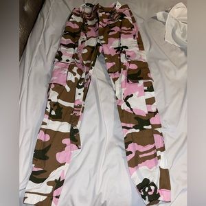 Camo cargo pants